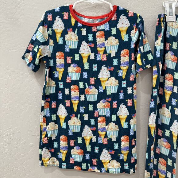 Posh Peanut Patriotic Gummy Bear Ice Cream Bamboo Pajamas - Picture 2 of 9